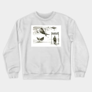 Aéroport pour les hommes. Crewneck Sweatshirt